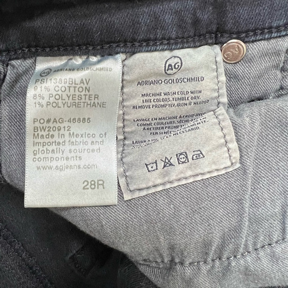 AG Adriano Goldschmied Womens The Legging Ankle Skinny Jeans Blue Stretch 28 - Picture 7 of 9